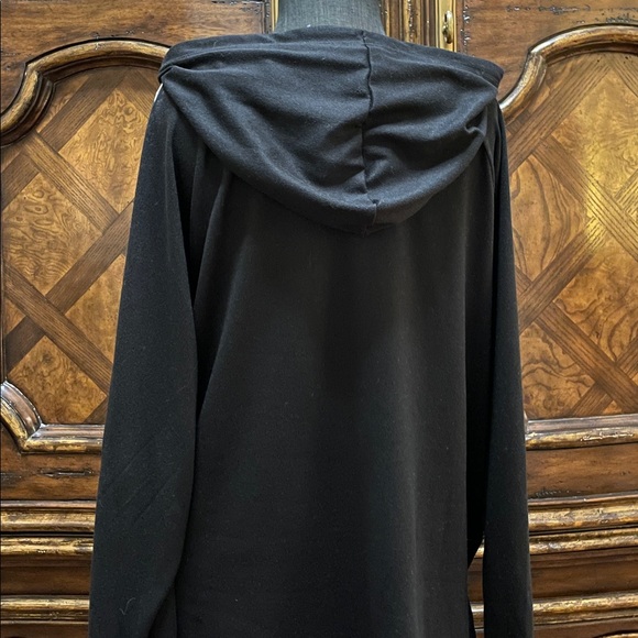 Kate Spade Lounge Wear Size XL Leopard Print Pants with Black Hoodie Jacket. - Picture 3 of 8